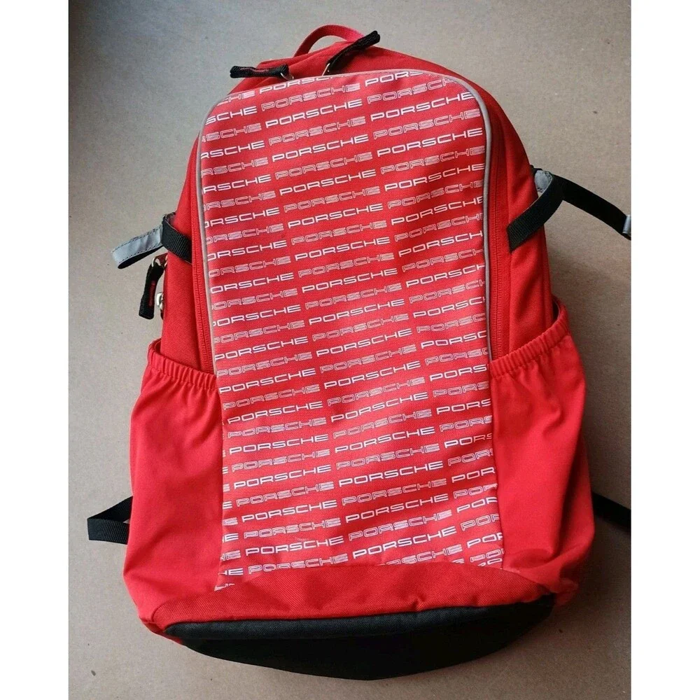 Porche Red Lifestyle Backpack Deuter Airstripes Rucksack Hiking School